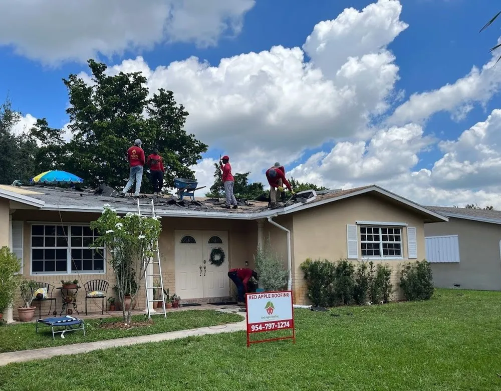 Slide of Red Apple Roofing