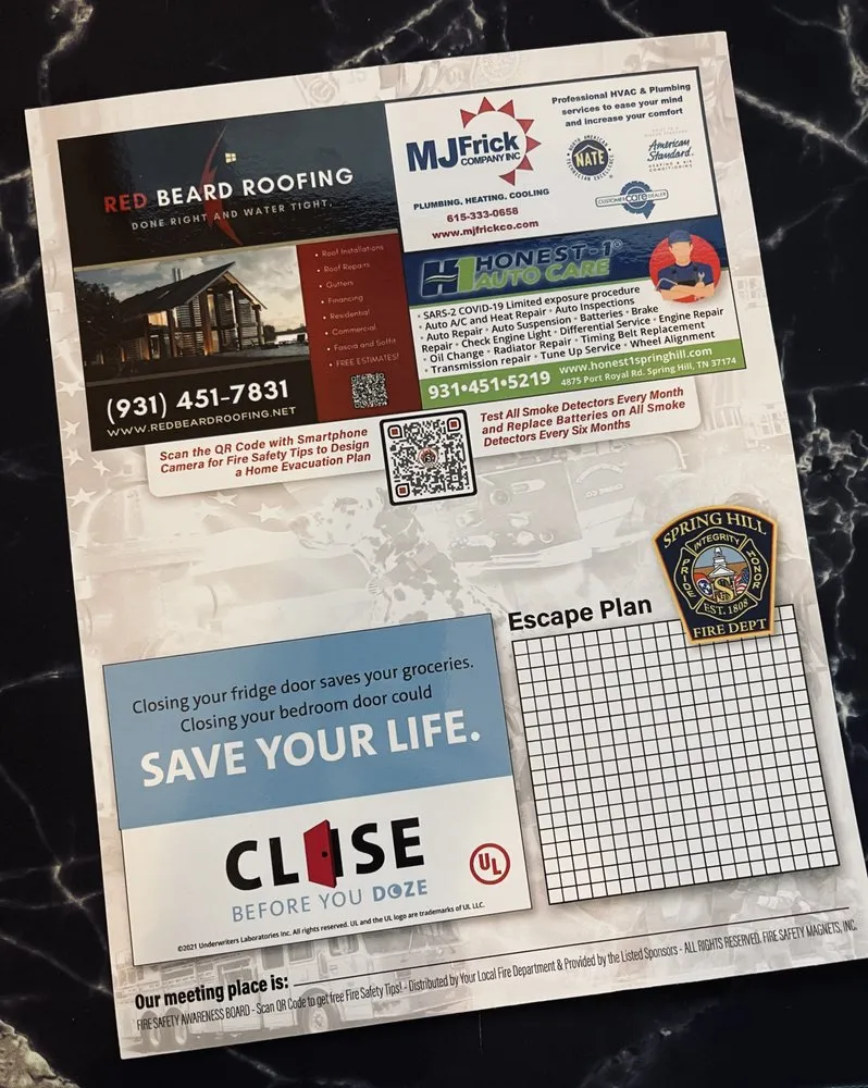 Slide of Red Beard Roofing