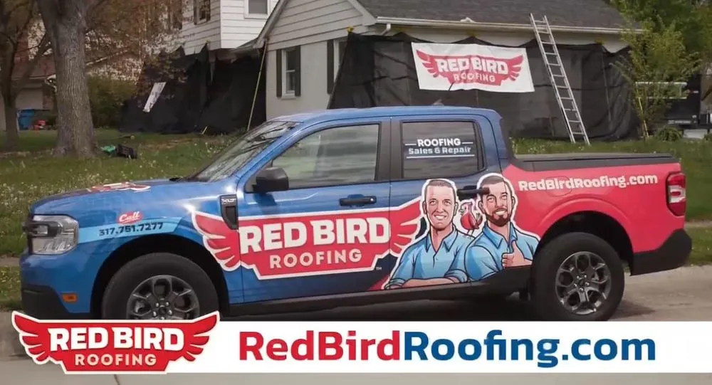 Slide of Red Bird Roofing