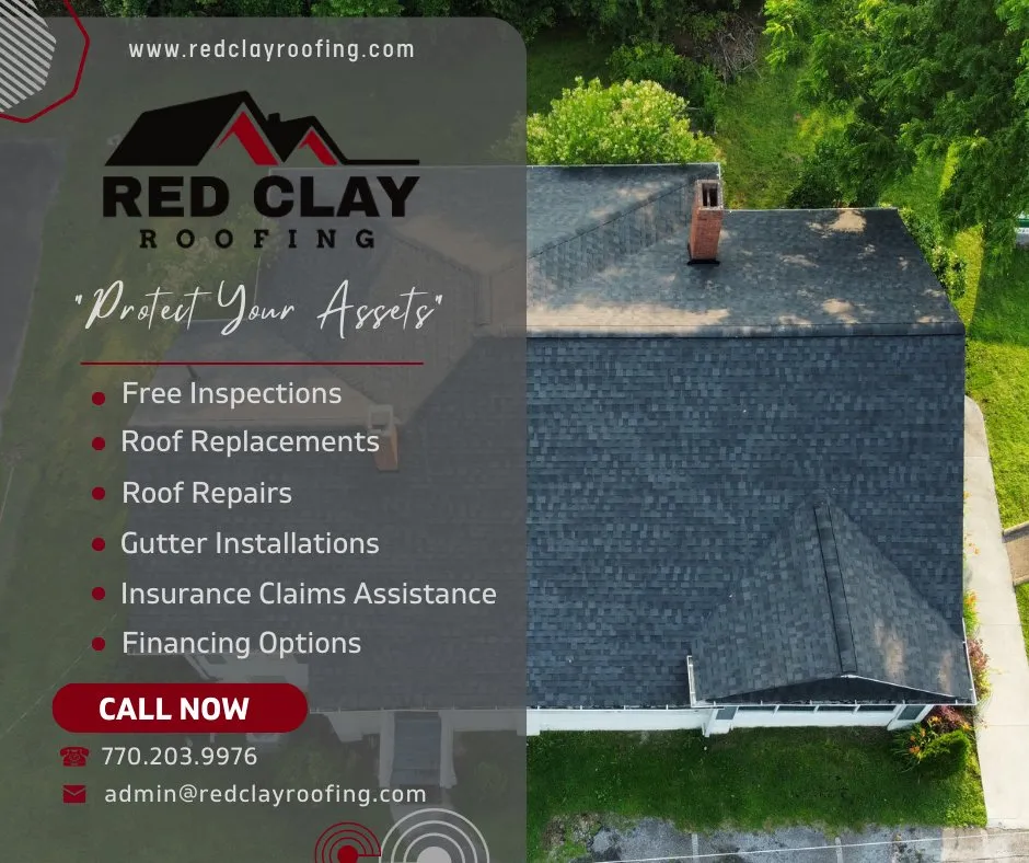 Top-rated residential roofing service with free inspection in Eastanollee, GA by Red Clay Roofing