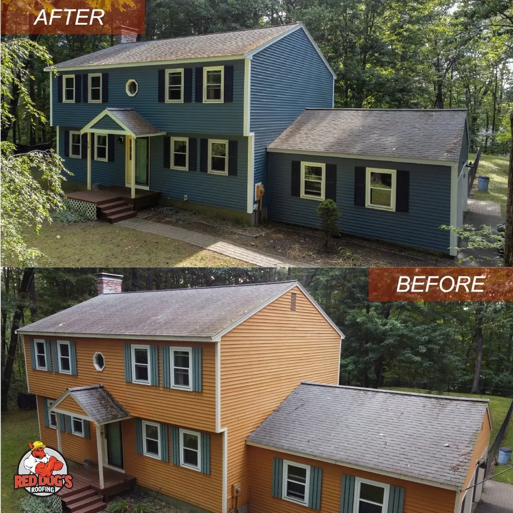 Slide of Red Dog's Roofing