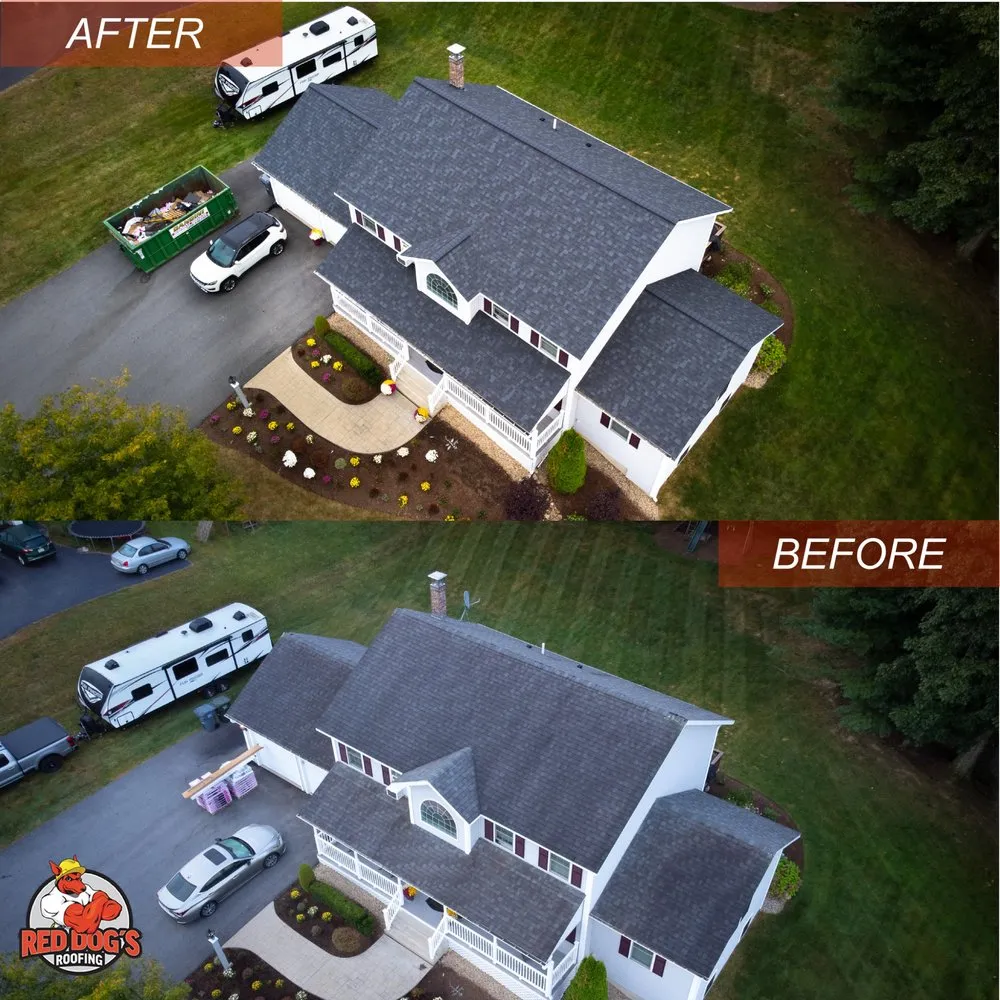 Slide of Red Dog's Roofing