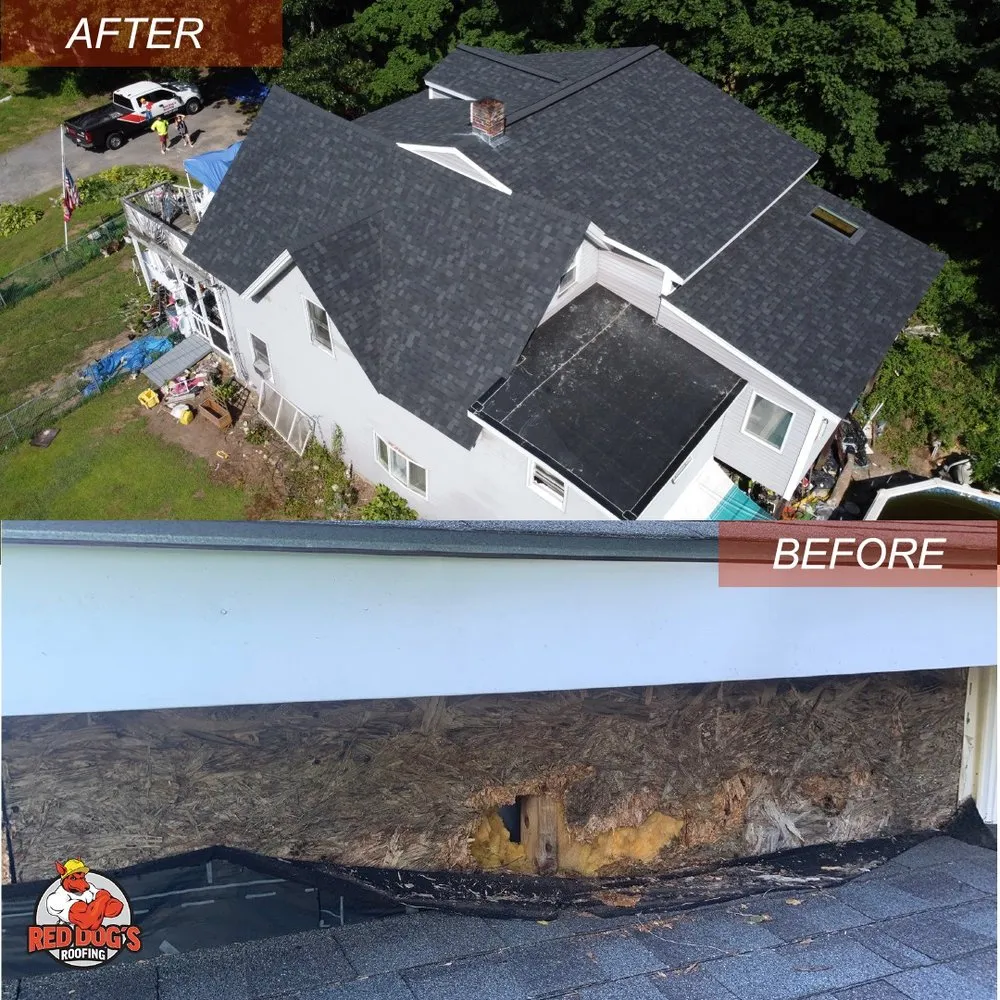 Slide of Red Dog's Roofing