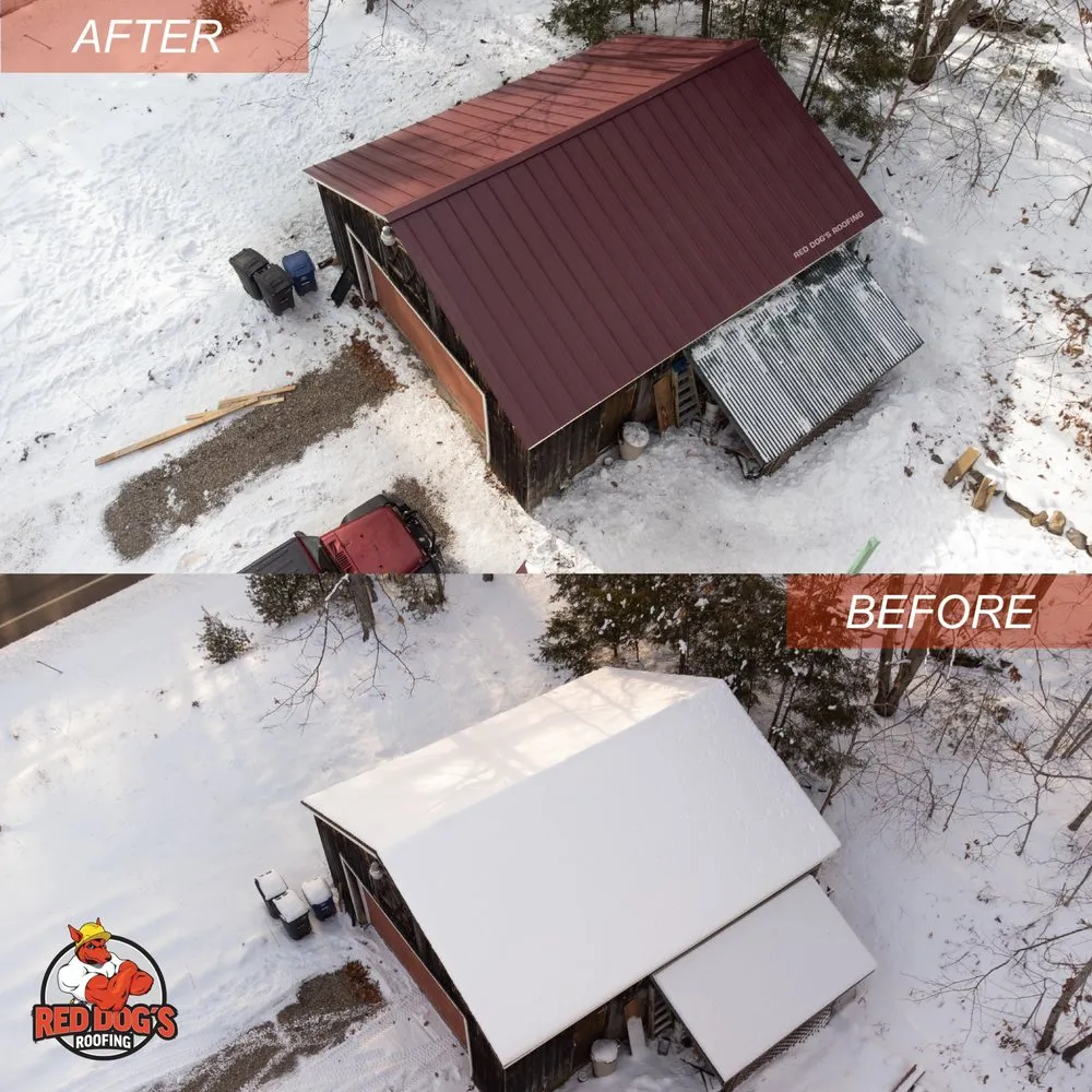 Slide of Red Dog's Roofing