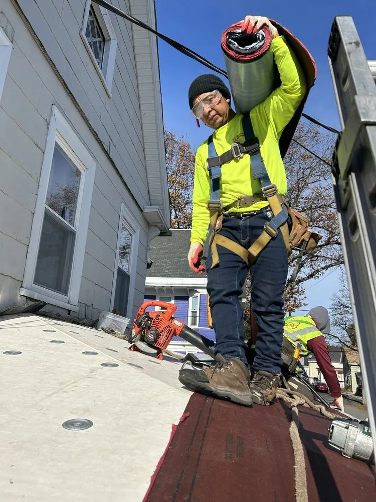 Slide of Red Dog's Roofing