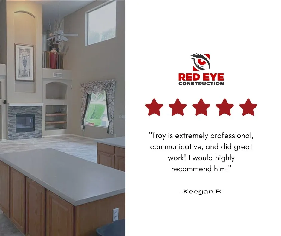 Slide of Red Eye Construction