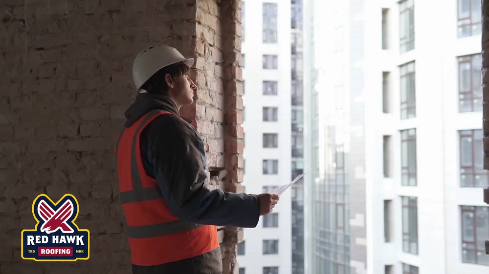 Slide of Red Hawk Roofing