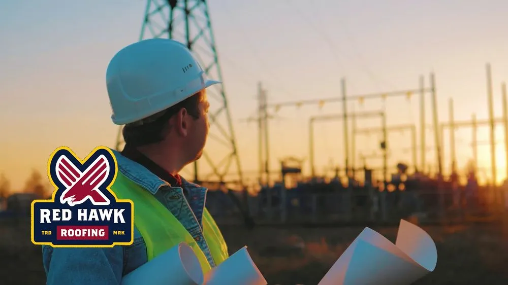 Slide of Red Hawk Roofing