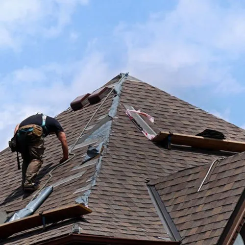 Slide of Red Hornet Roofing