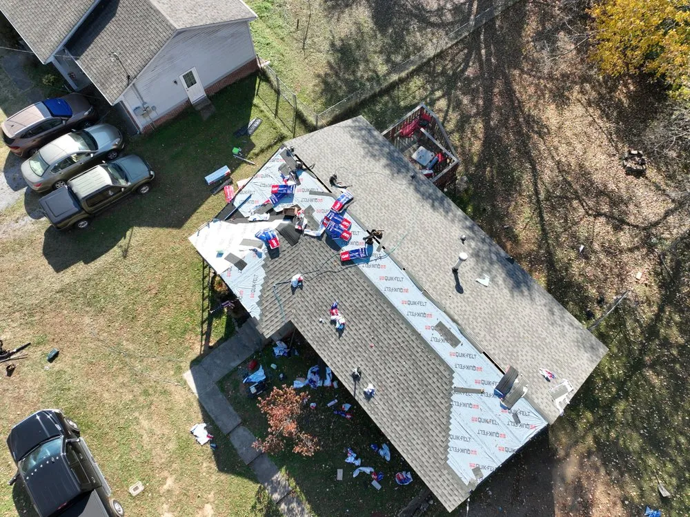 Slide of Red Letter Roofing