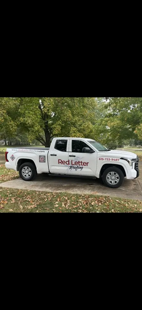 Slide of Red Letter Roofing