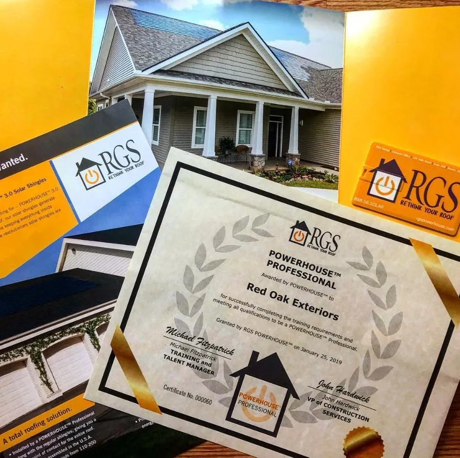 Slide of Red Oak Exteriors