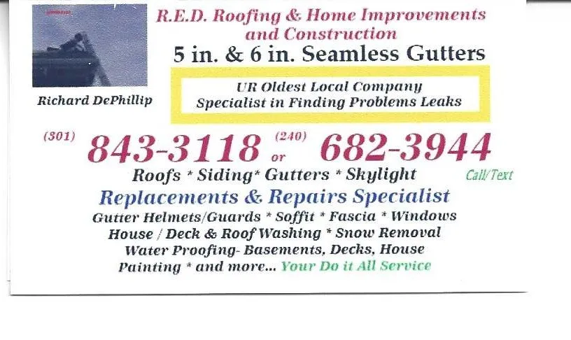Slide of RED Roofing & Gutters