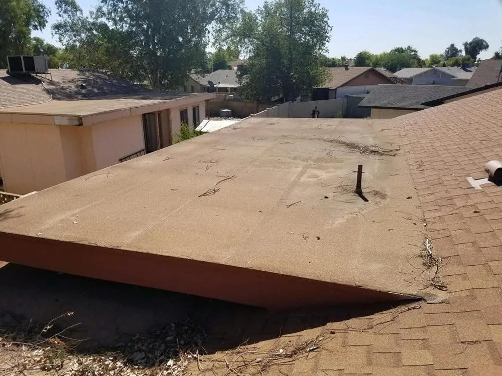 Slide of Red Roofing