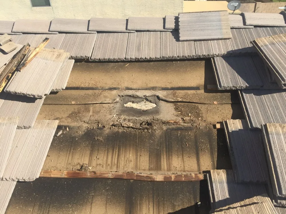 Slide of Red Roofing