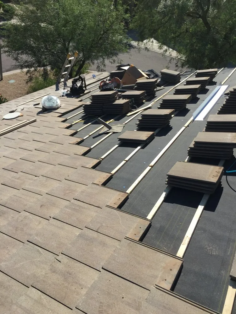 Slide of Red Roofing