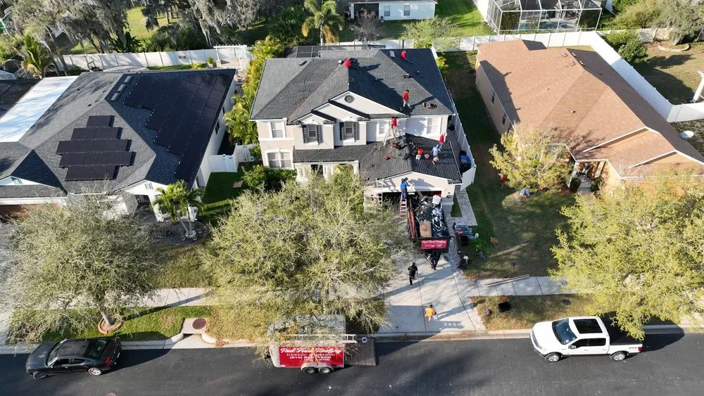 Slide of Red Truck Roofing