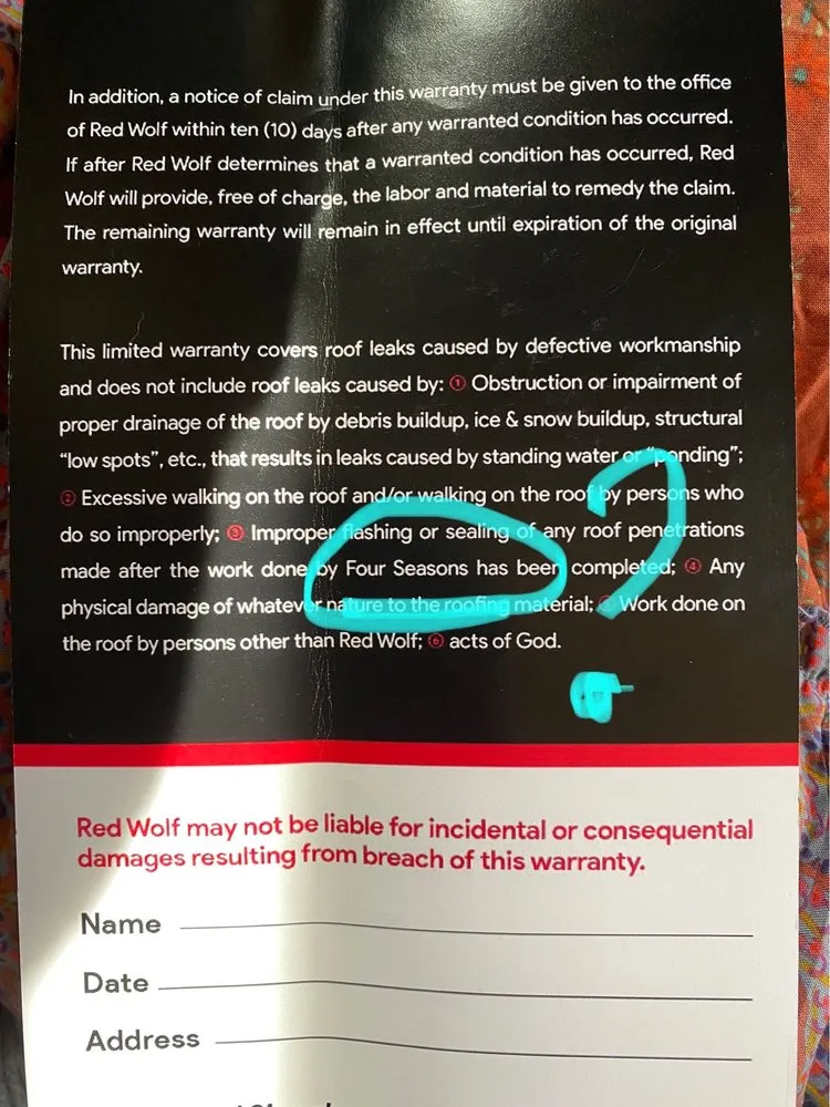 Slide of Red Wolf Roofing