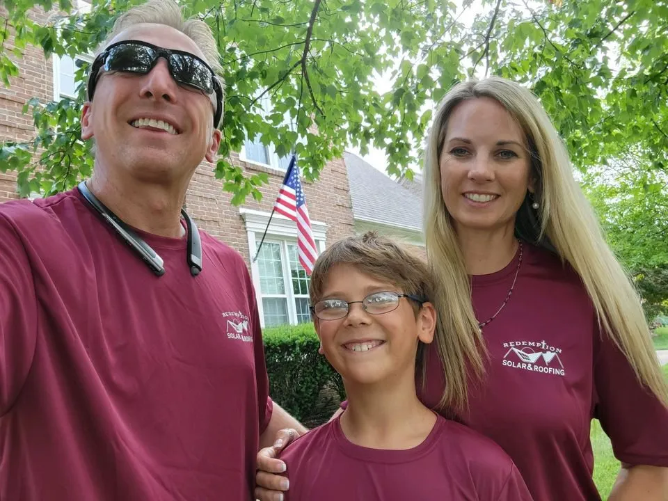 Slide of Redemption Solar and Roofing