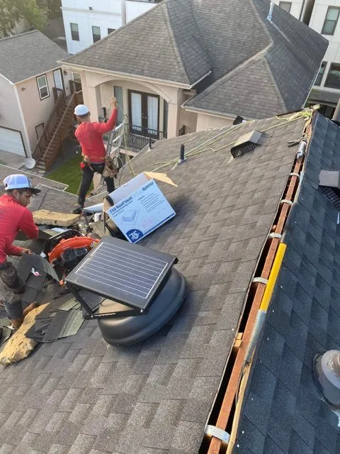 Slide of Redfish Roofing Company