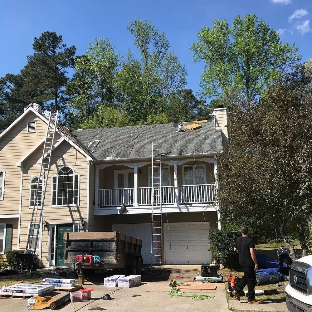 Slide of RedHawk Roofing