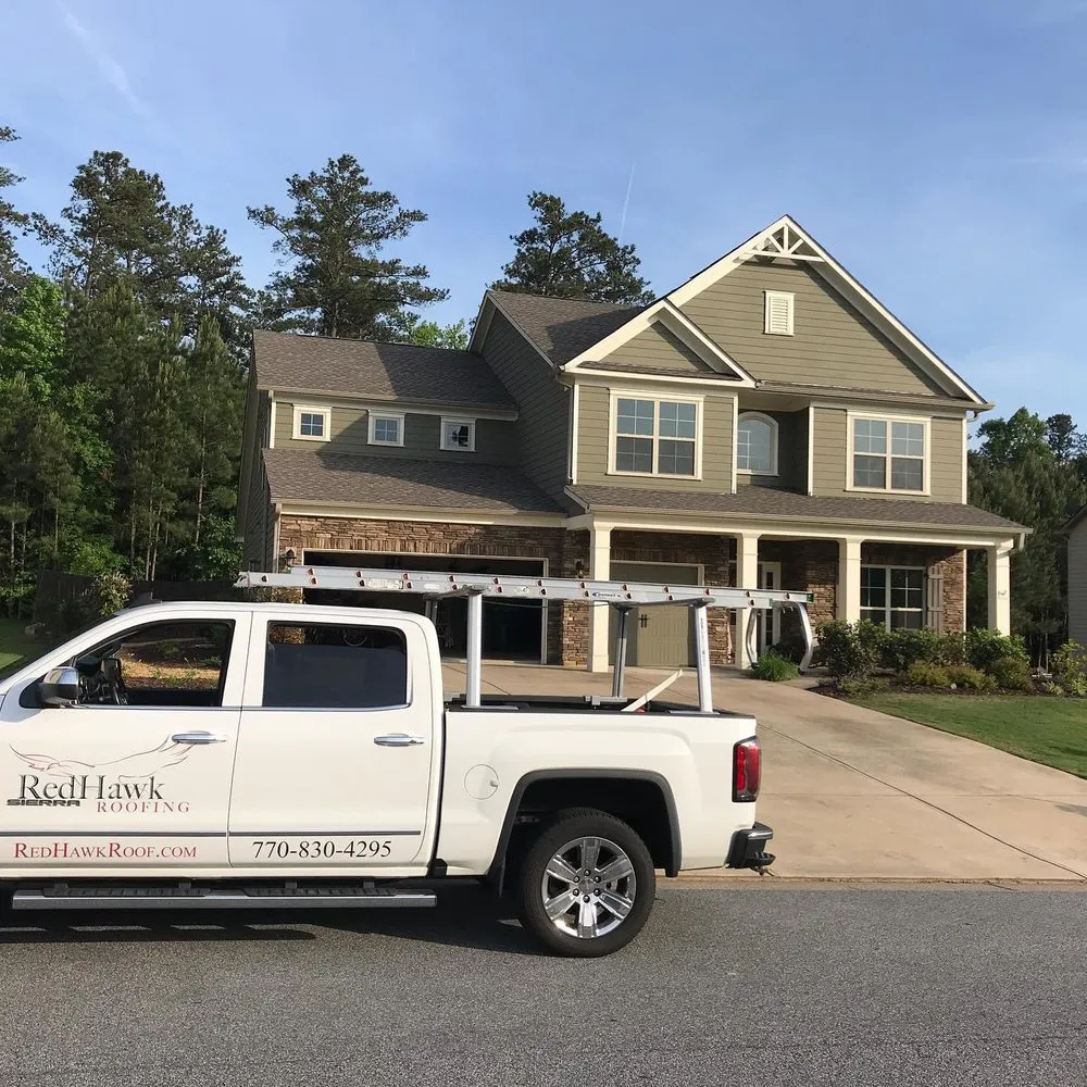 Slide of RedHawk Roofing