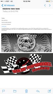 Redline Performance Roofing Logo