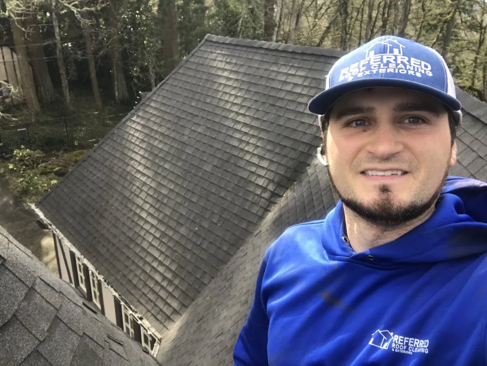 Slide of Referred Roof Cleaning