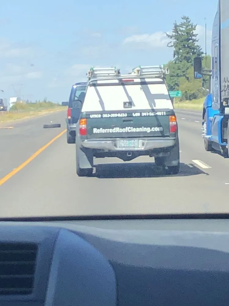 Slide of Referred Roof Cleaning