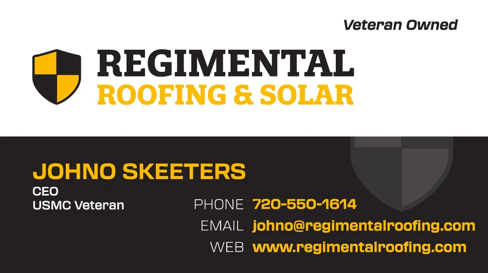 Slide of Regimental Roofing & Solar
