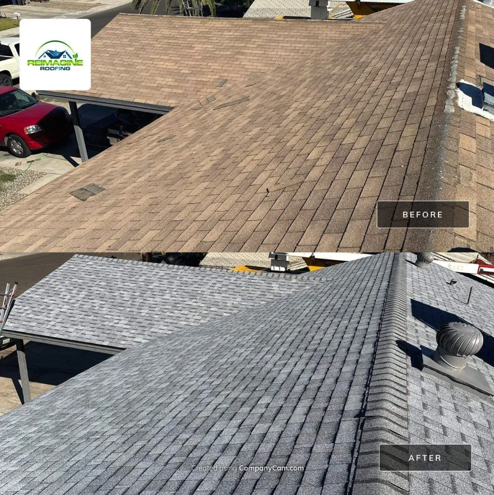 Slide of Reimagine Roofing