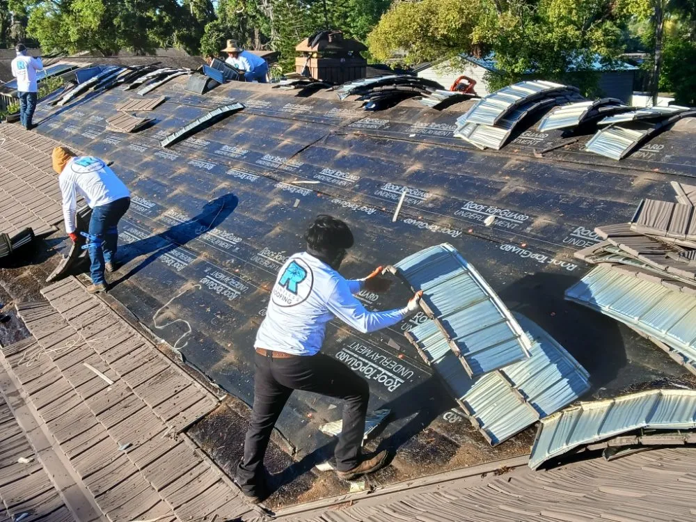 Slide of Relentless Roofing