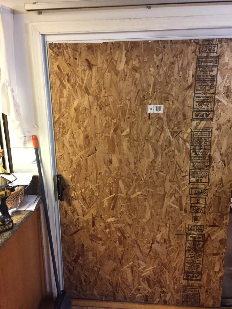 Slide of Reliable Board-Up Company