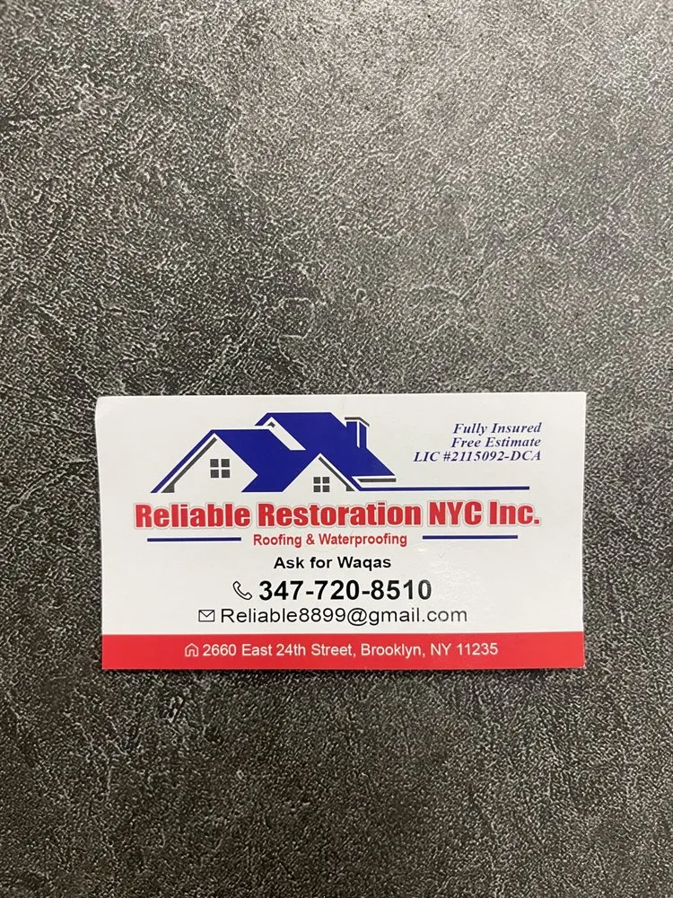 Slide of Reliable restoration NYC