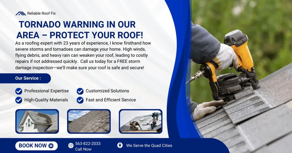 Slide of Reliable Roof Fix
