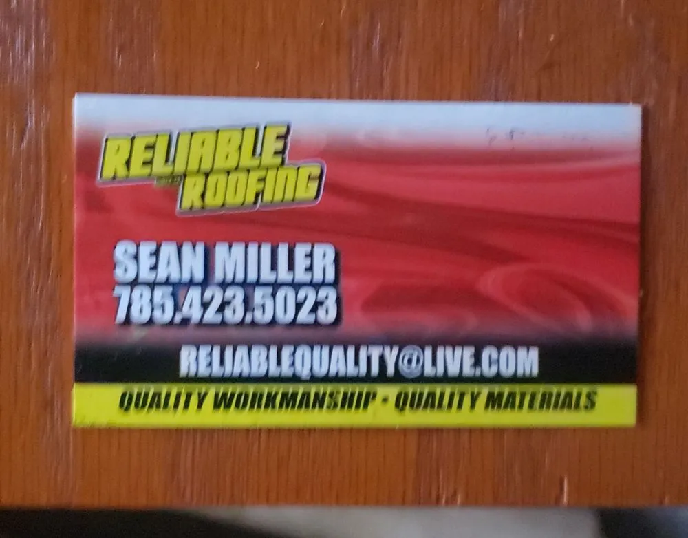 Slide of Reliable Roofing