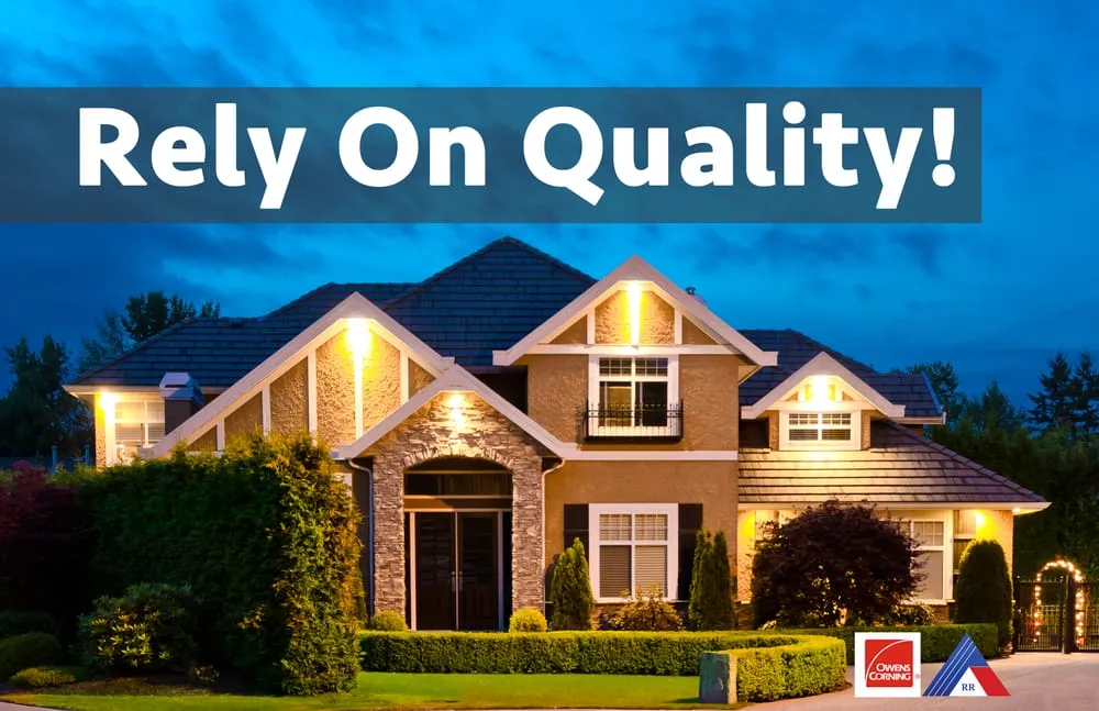 Slide of Reliance Roofing