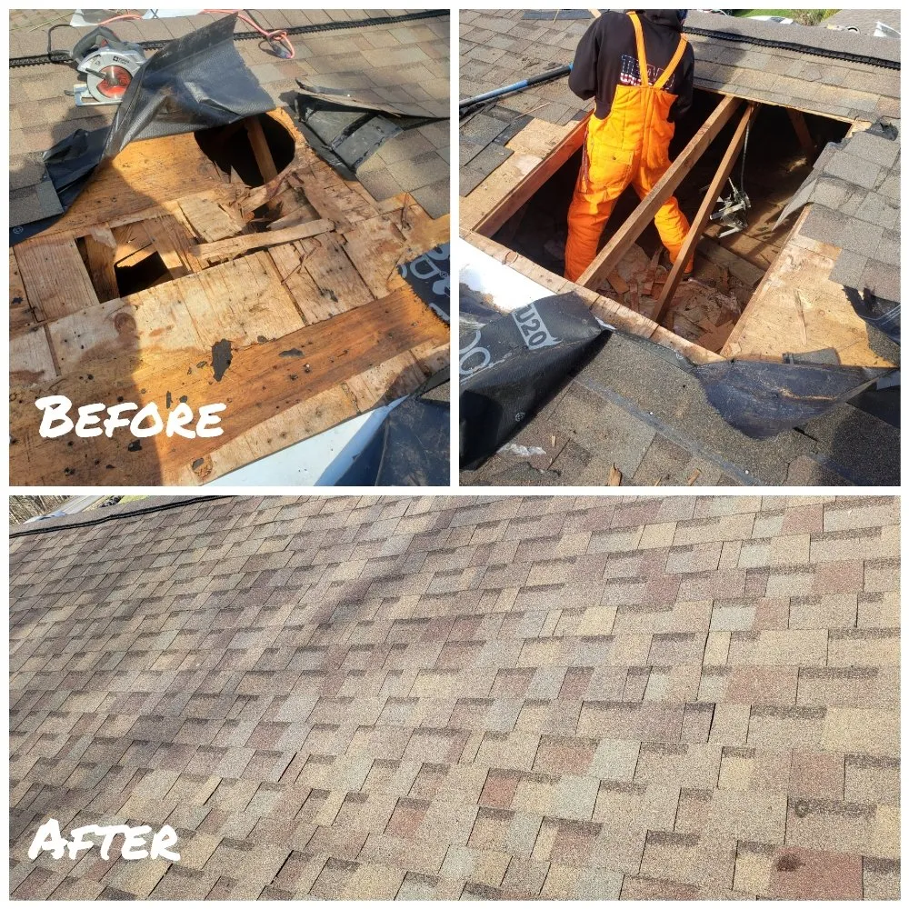 Slide of Reliance Roofing