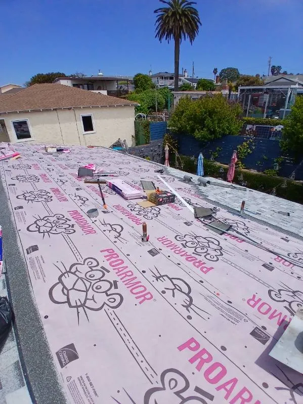 Slide of Reliance Roofing