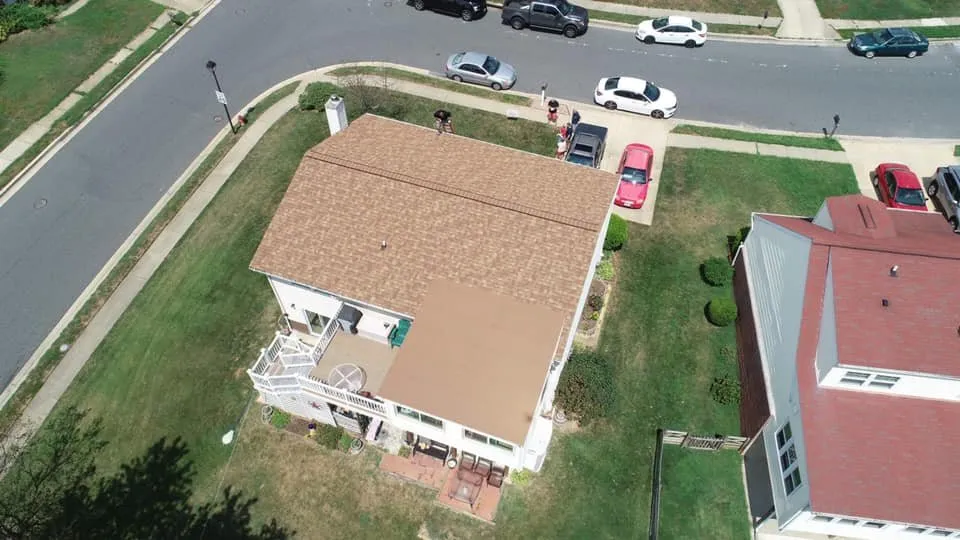 Emergency flat roof repair after storm damage in Nottingham, MD by Remodeling, M.D.