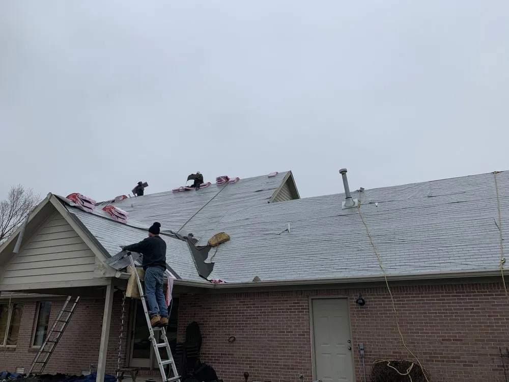 Licensed roof replacement in Clayton, IN by Renewed Restoration
