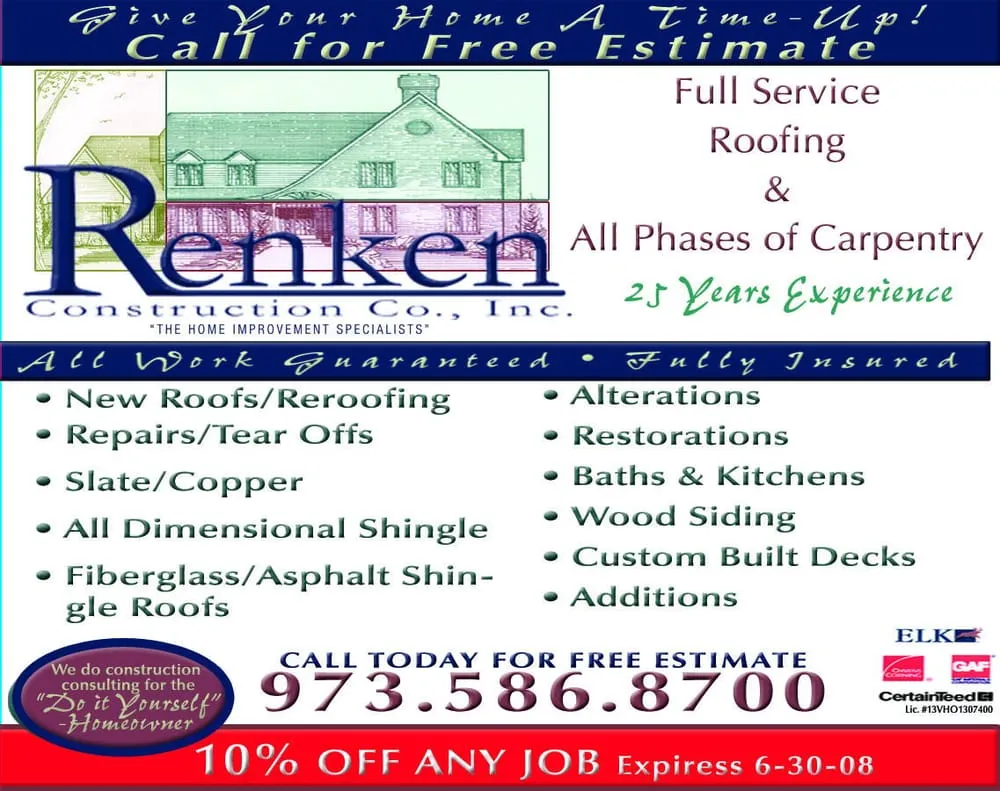 Slide of Renken Roofing & Construction Corp