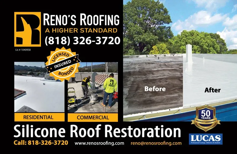 Emergency storm damage roof repair in Sylmar, CA by Reno's Roofing