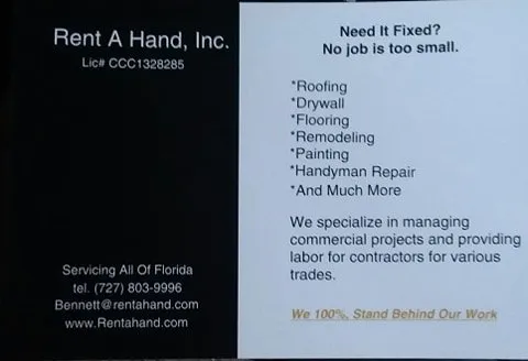 Licensed roof leak repair experts serving St. Petersburg, FL - Rent A Hand