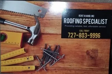 Trusted storm damage roof repair in St. Petersburg, FL by Rent A Hand