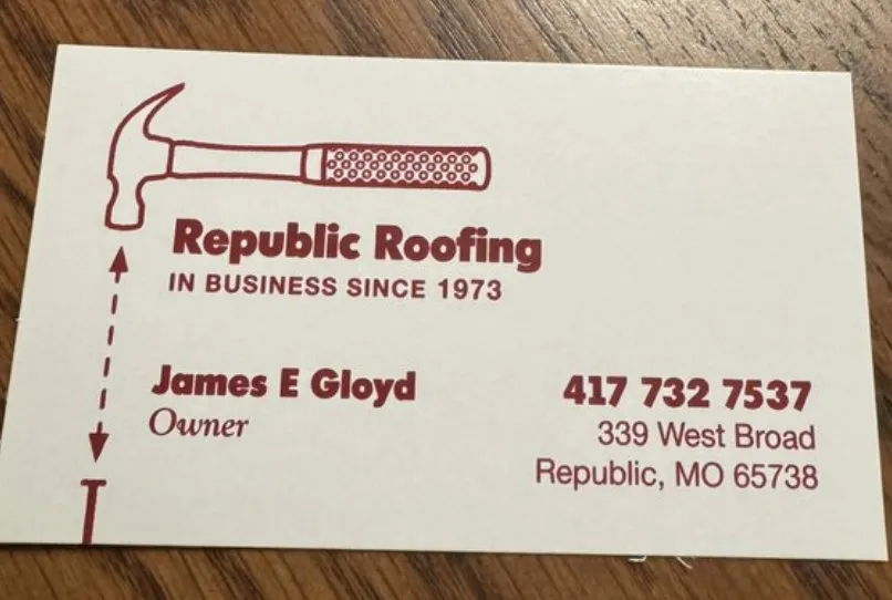 Slide of Republic Roofing