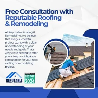 Reputable Roofing and Remodeling Logo