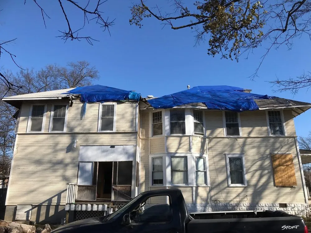 Slide of Rescue Roofing