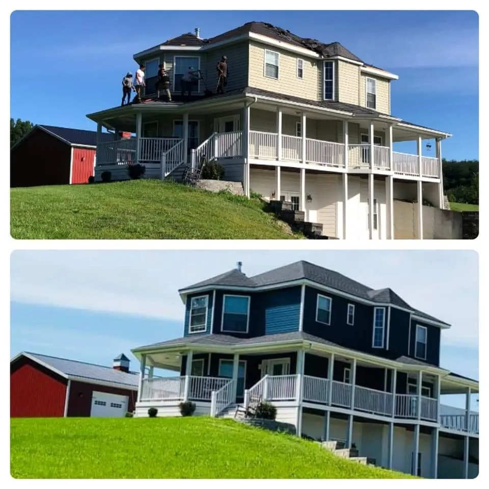 Slide of Residence Roofing & Restoration