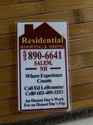 Residential Roofing & Siding- By Ed LeBrasseur